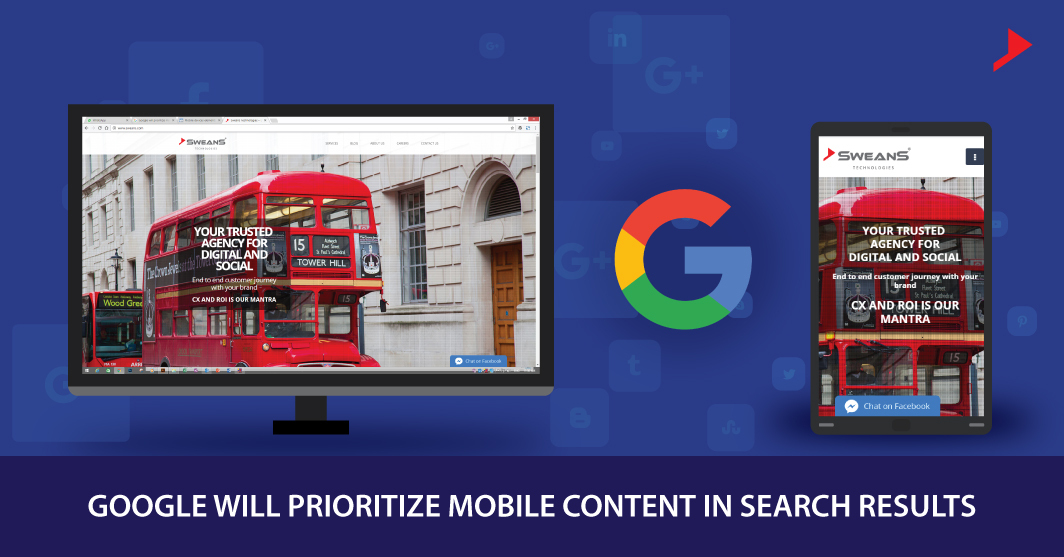 Google will prioritize mobile content in search results