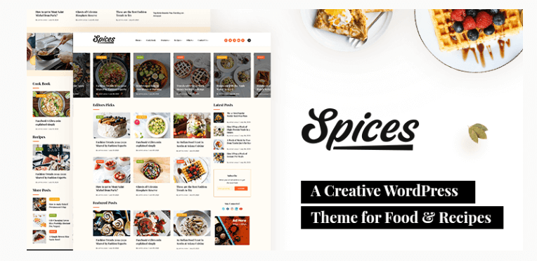 Introducing Spices: The all-new WordPress food blog theme for 2020