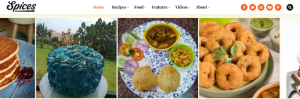 Food and drink wordpress theme