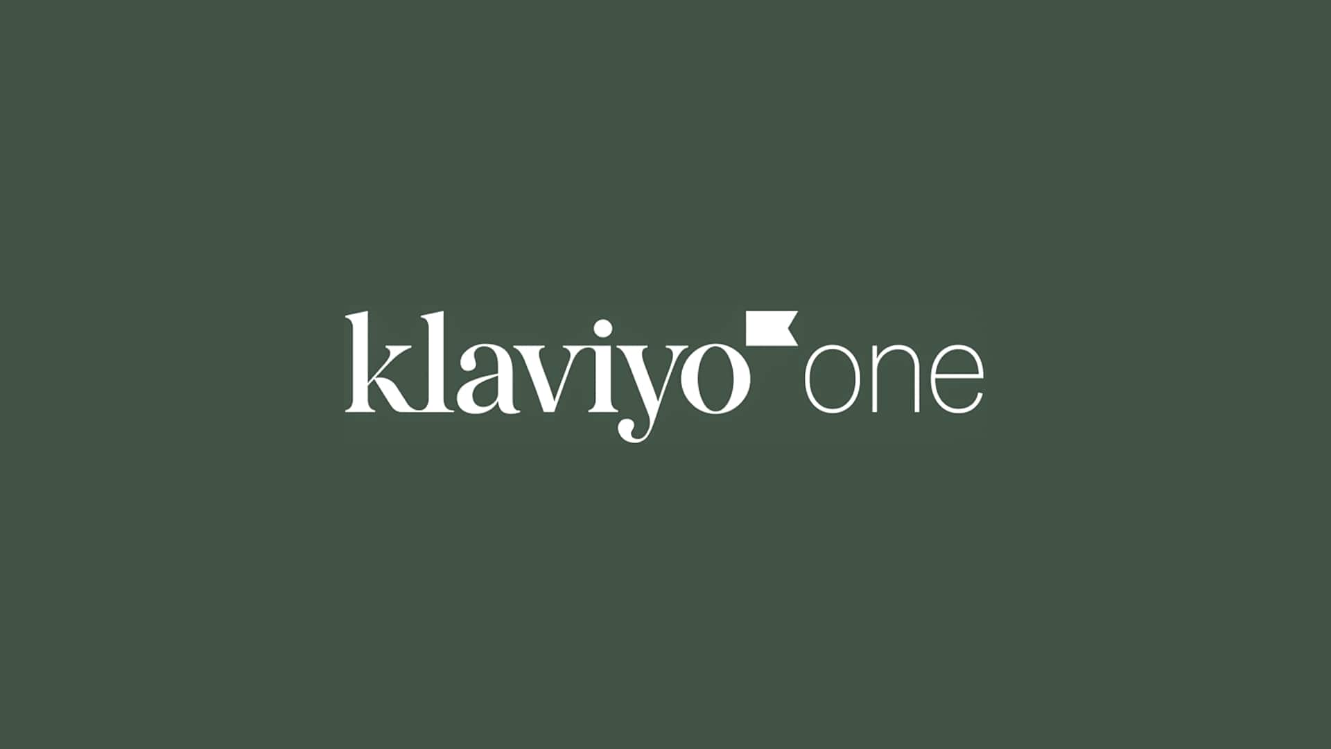 Representation image of Klaviyo One Logo