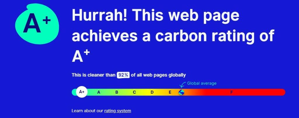 Sustainable websites