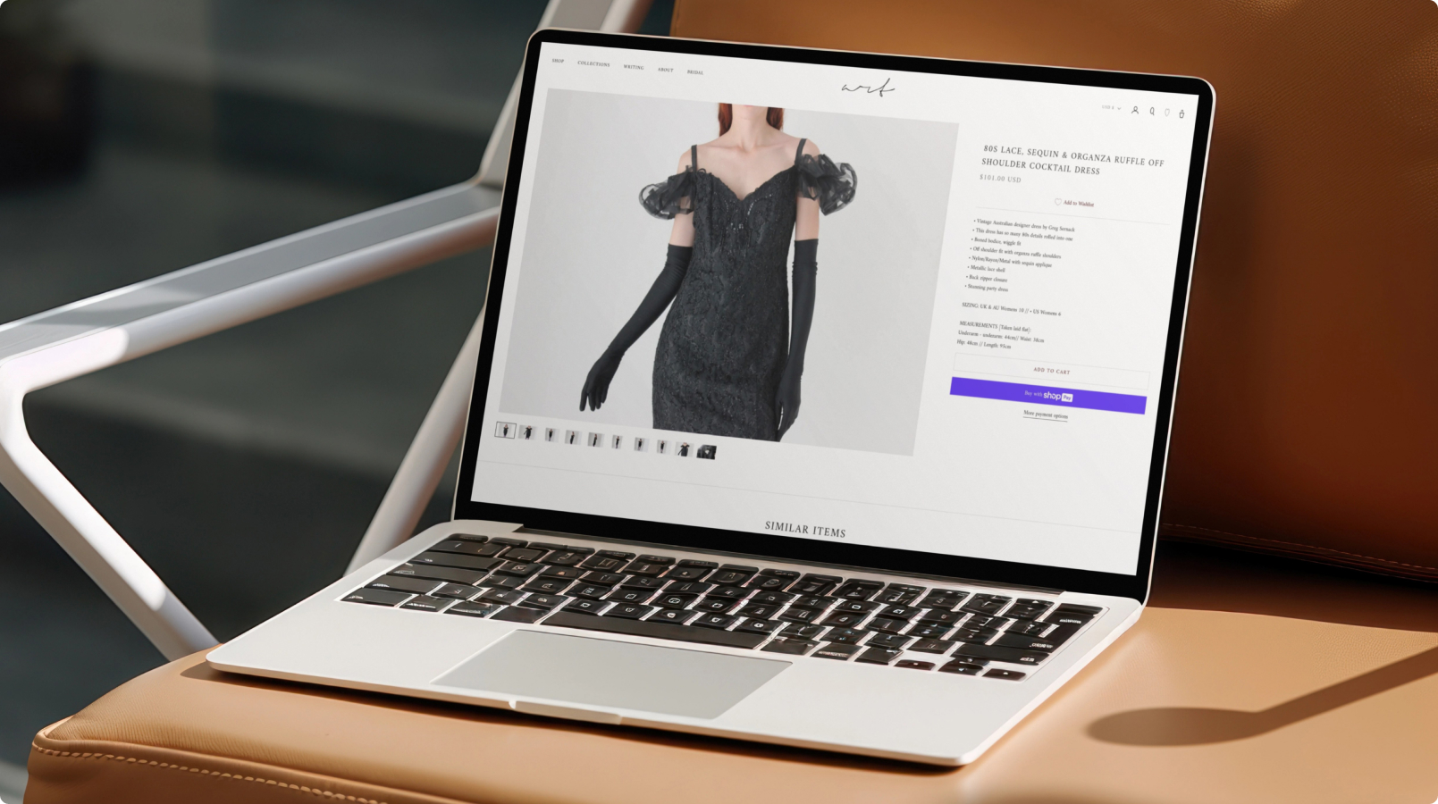 Art Garments Desktop View