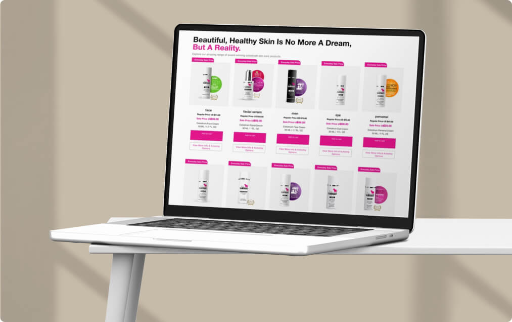 Shoping Experience Desktop