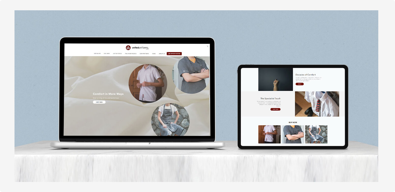United Uniform Site View
