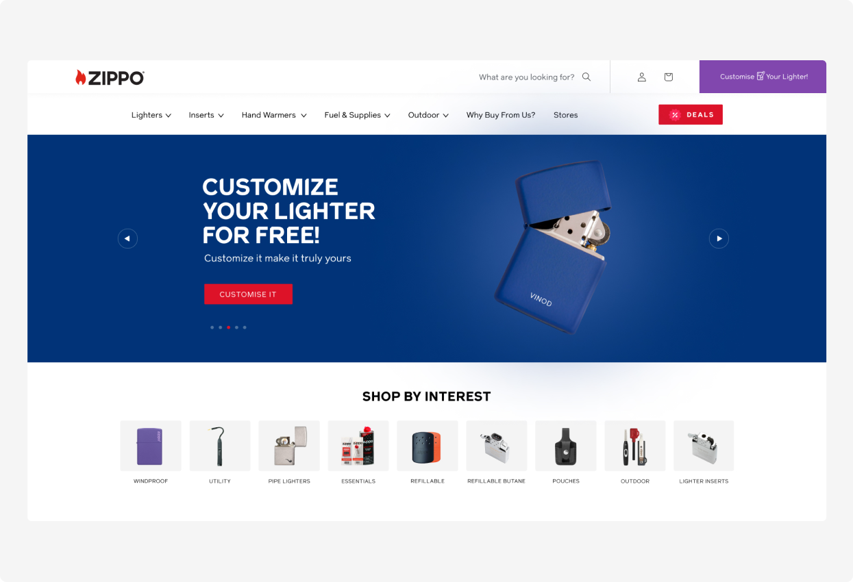 New Homepage