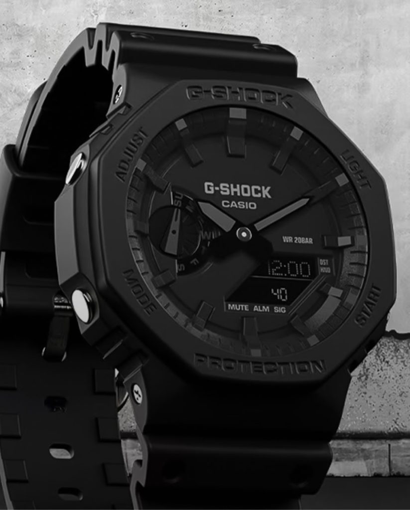Black G-shock watch