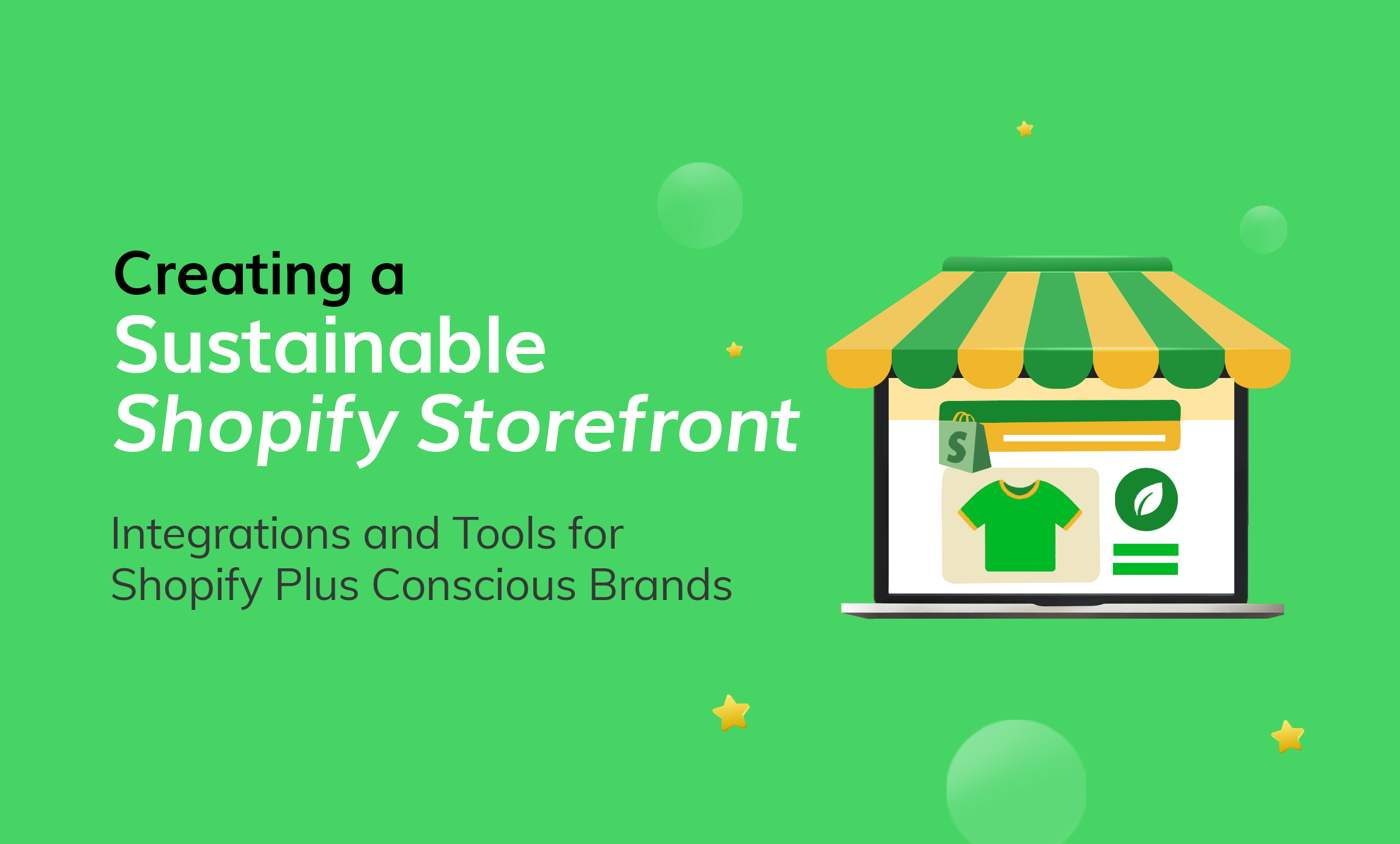 sustainable Shopify Plus storefront