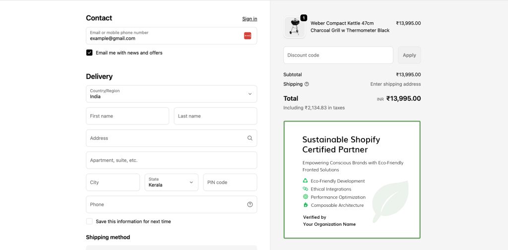 Sustainable Shopify Certified Partner