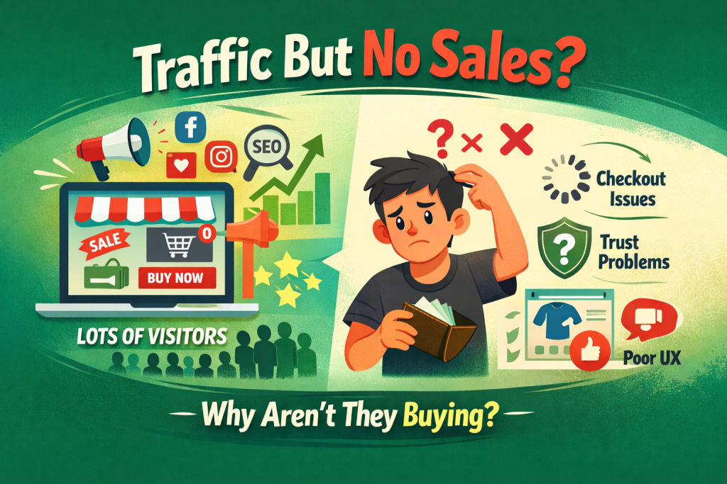 traffic but no sales