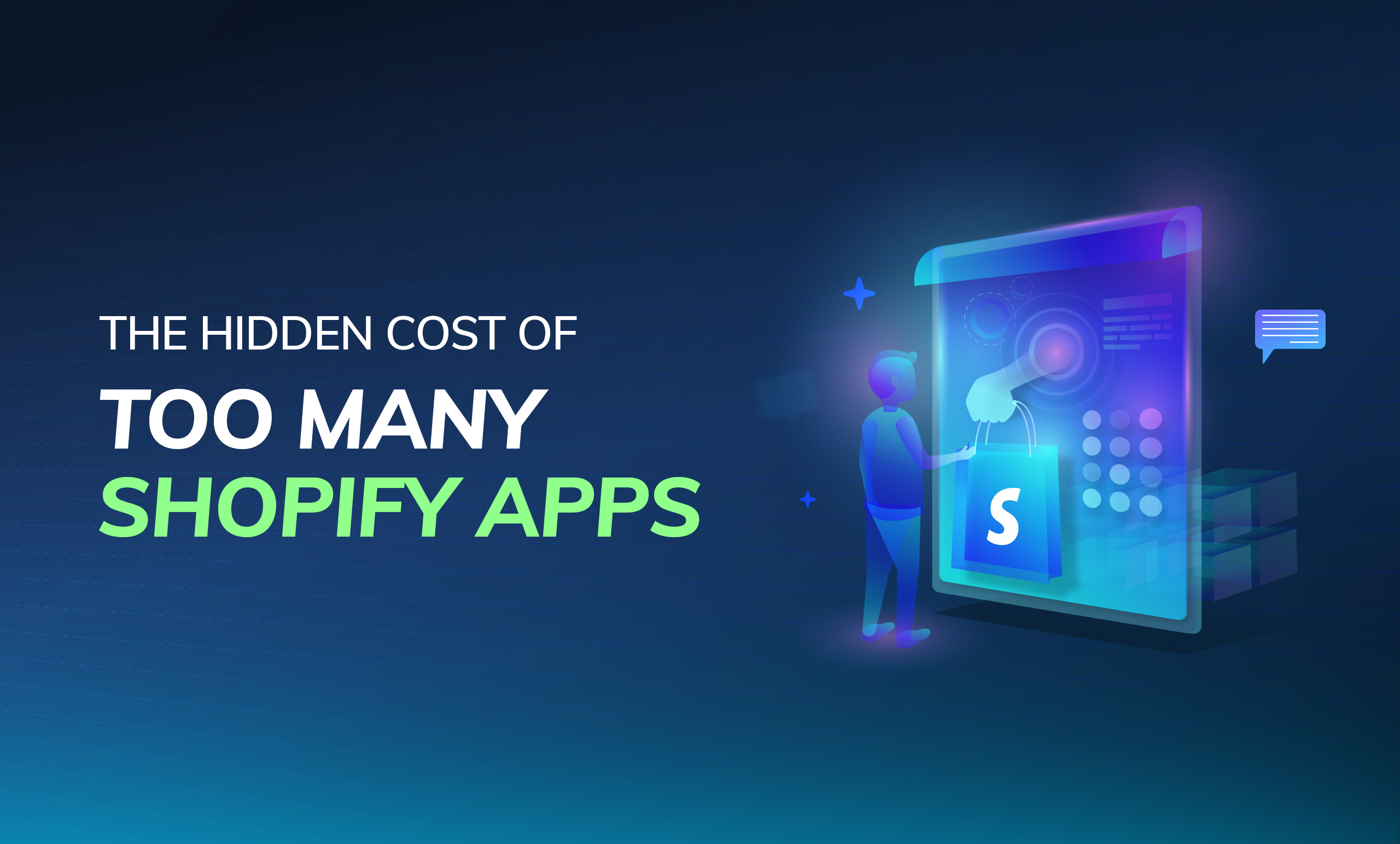 Shopify apps cost awareness illustration