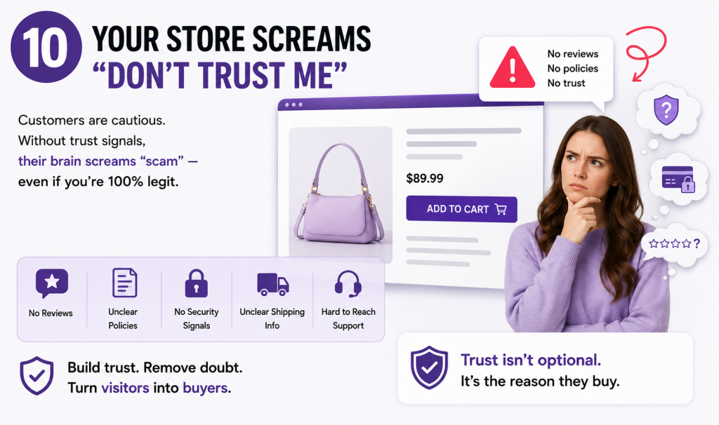 Your Store Screams "Don't Trust Me"