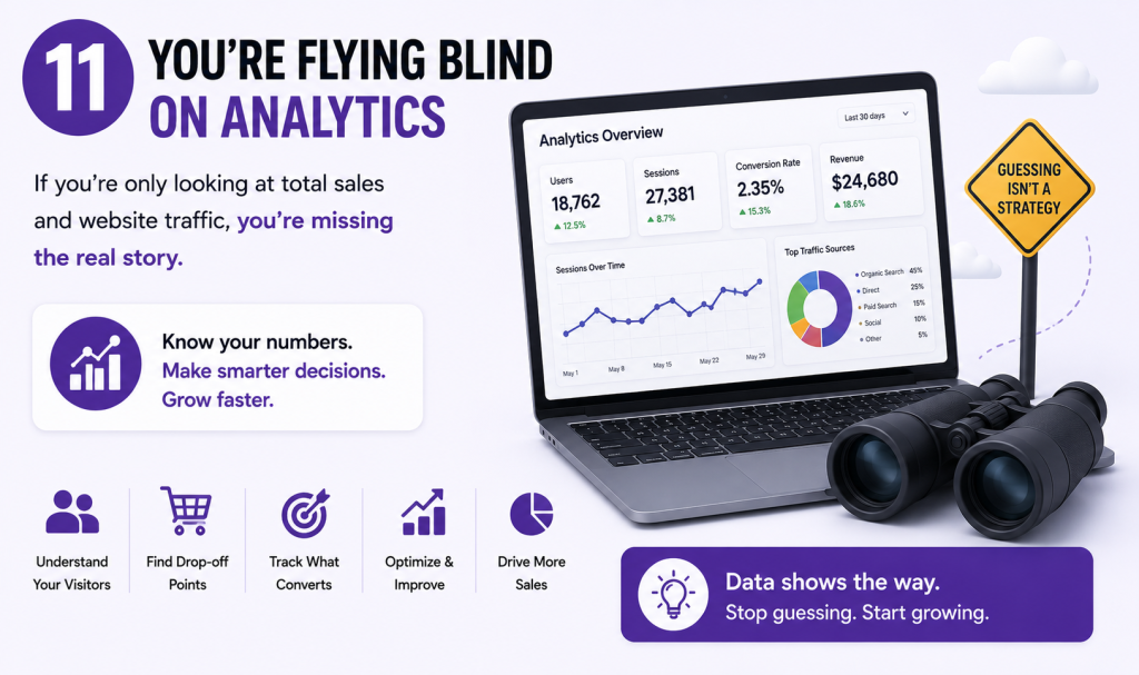 You're Flying Blind on Analytics