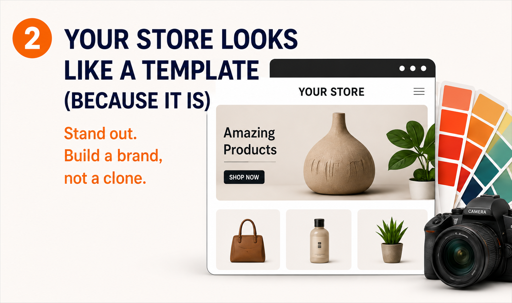 Your Store Looks Like a Template (Because It Is)