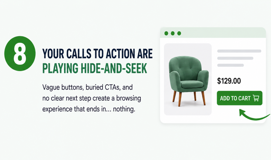 Your Calls to Action Are Playing Hide-and-Seek